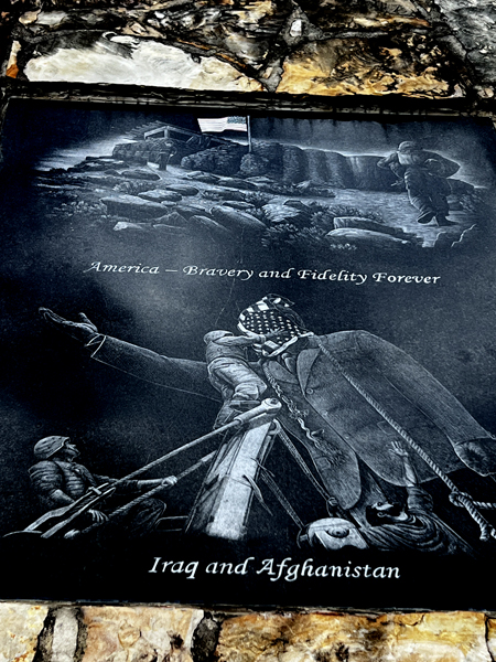 Iraq and Afghanistan plaque