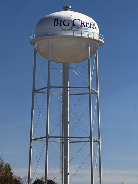Big Creek Water tower