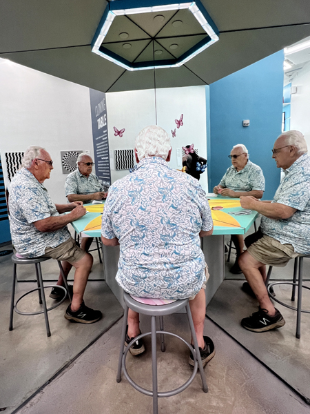 Lee Duquette at the cloning table