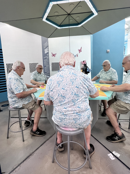 Lee Duquette at the cloning table