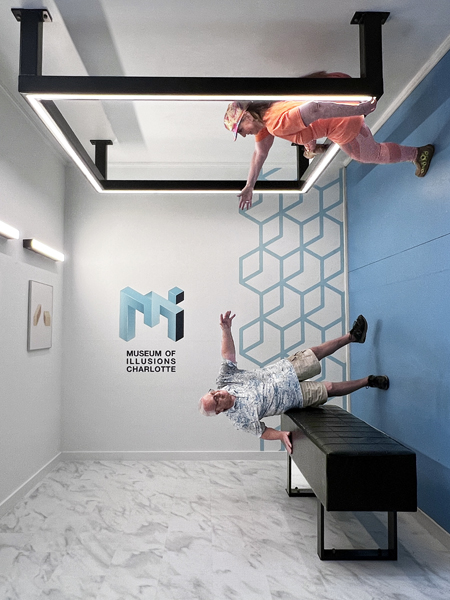 Lee and Karen Duquette in The Reversed Room