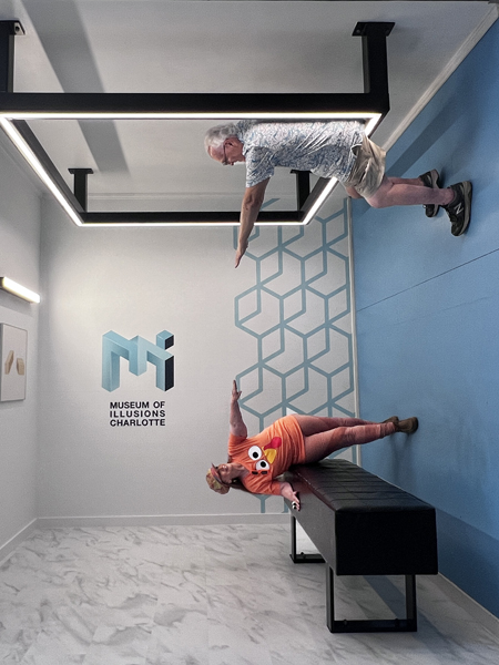 Lee and Karen Duquette in The Reversed Room