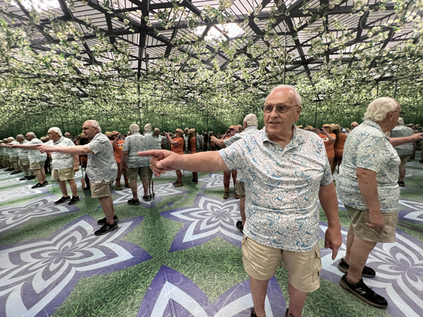 Karen and Lee Duquette in the Infinity Room