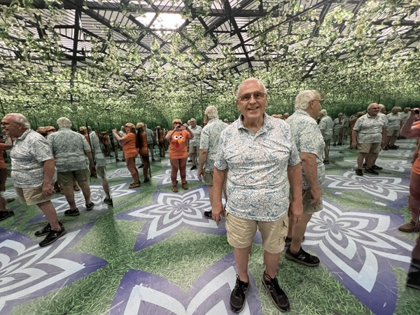 Karen and Lee Duquette in the Infinity Room