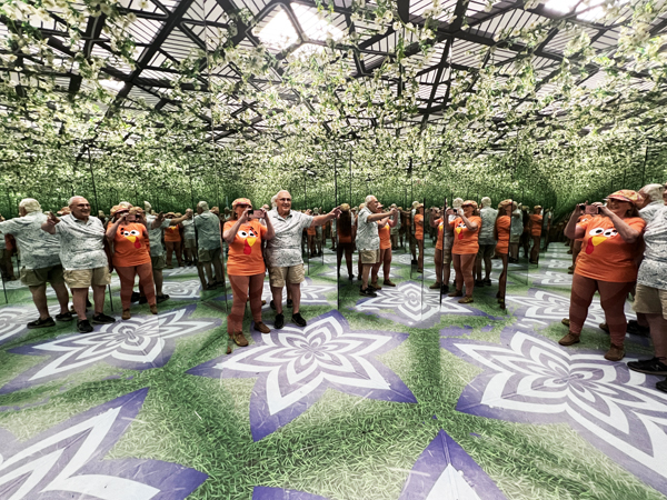 Karen and Lee Duquette in the Infinity Room