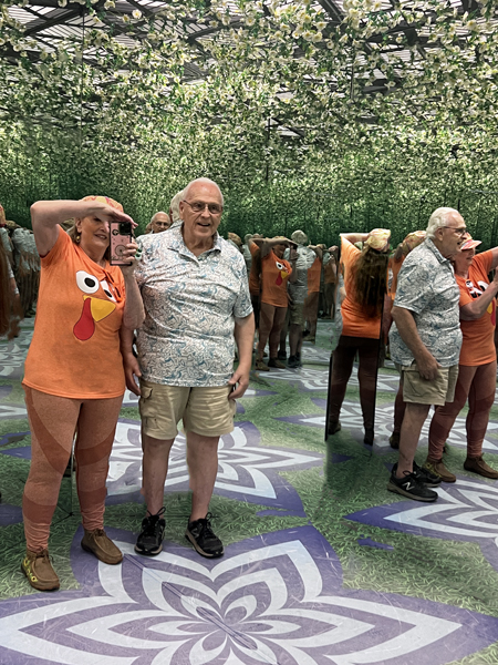 Karen and Lee Duquette in the Infinity Room