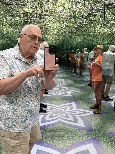 Karen and Lee Duquette in the Infinity Room