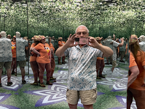 Karen and Lee Duquette in the Infinity Room