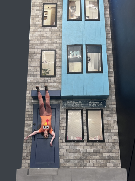 an Upside down Karen Duquette