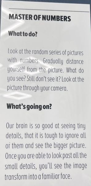 Master of Numbers sign