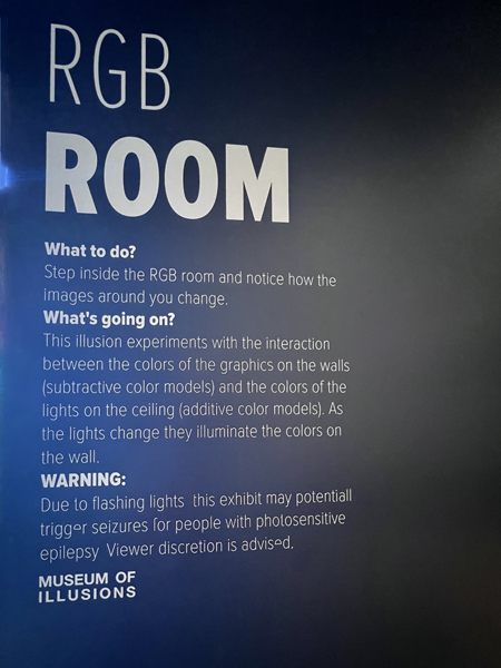 The RGB Room