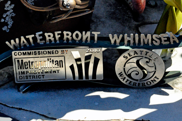 Waterfront Whimsea artwork sign