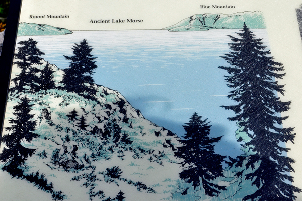 sign about Ancient Lake Morse