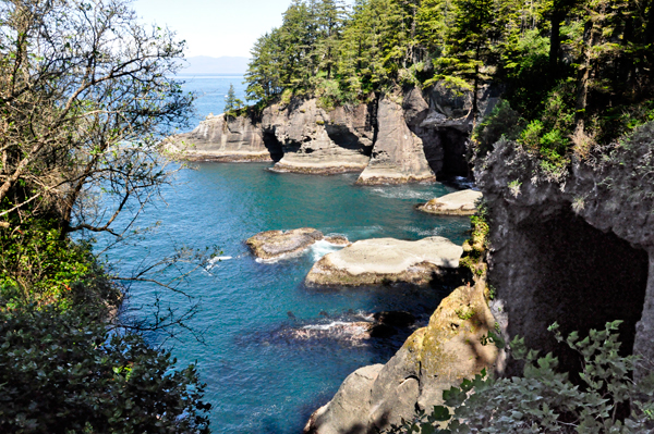 the Sea Caves at Cape Flattery