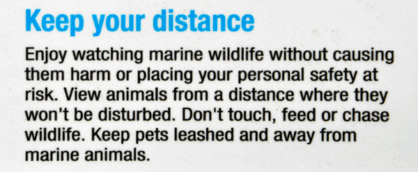 wildlife behavior sign