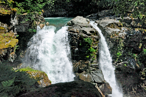 Nooksack Falls at Mount Baker