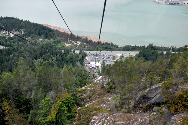 looking dwon the mountain