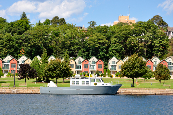 neat houses in a row