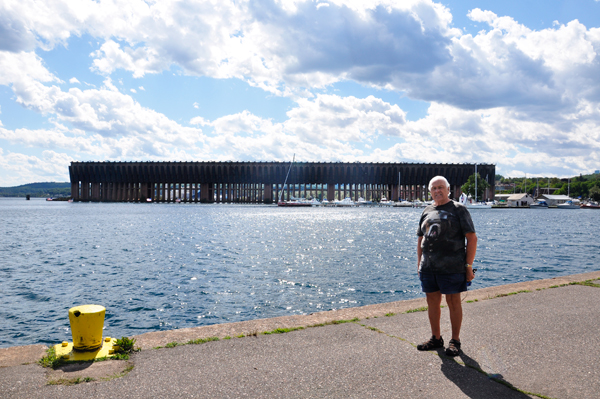 Lee Duquette and the ore dock