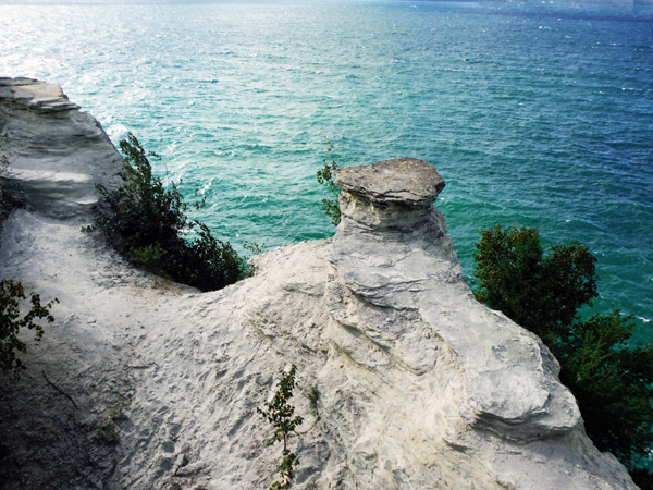 view from Miners Castle overlook