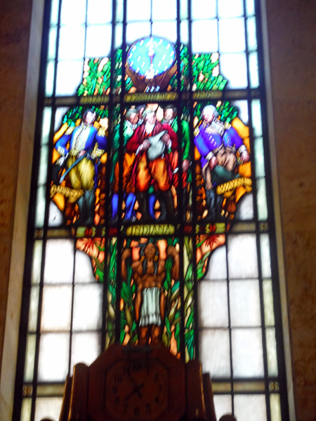 stained glass window