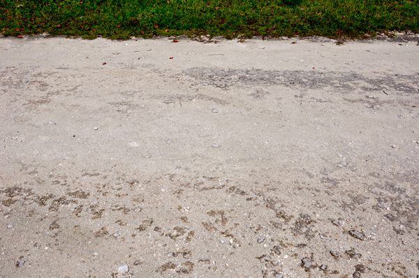 nasty dirt roads at Perry KOA