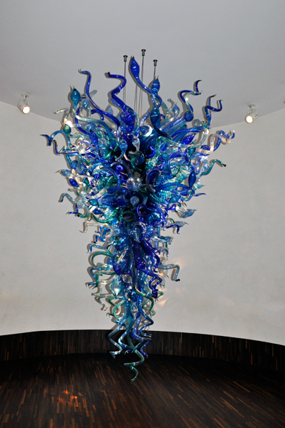 Azul de Medianoche Chandelier