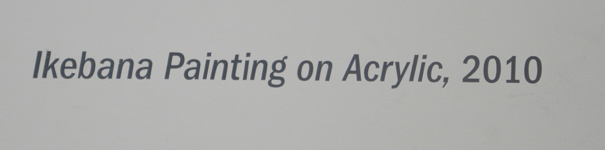 Ikebana Painting sign