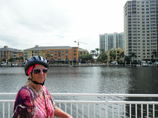 Karen Duquette on a Segway