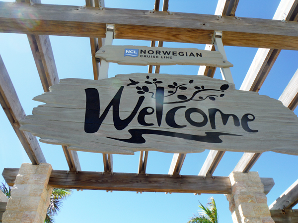 entering Great Stirrup Cay