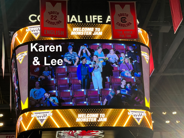 the two RV Gyspies on the big screen