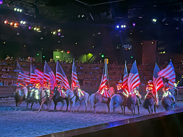 ending flag ceremony