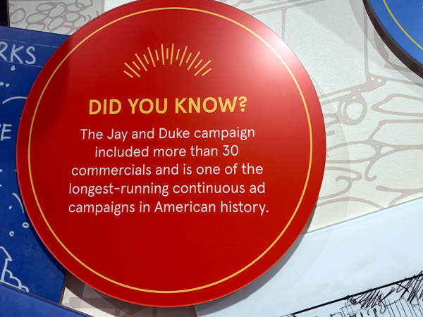 sign about The Jay and Duke campaign