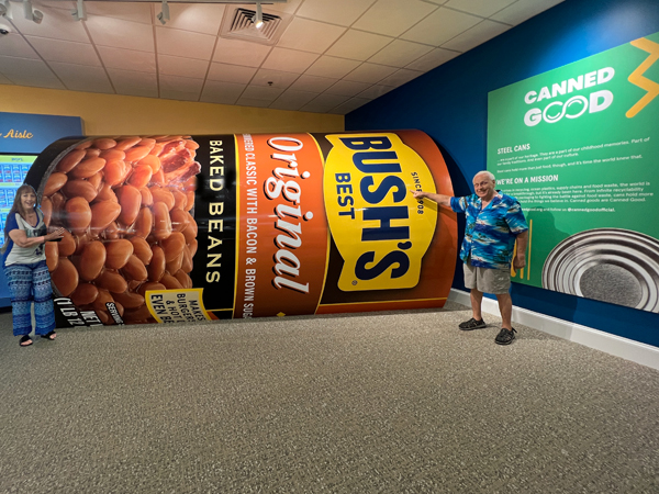 The two RV Gypsies and a big can of beans