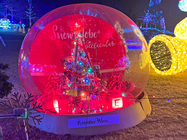 Remember When snow globe