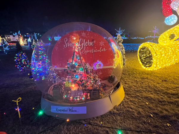 Remember When snow globe