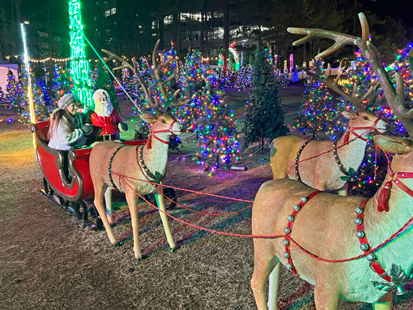 Karen Duquette and Santa