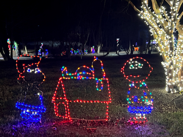 Lucy, Snoopy, and Charlie Brown