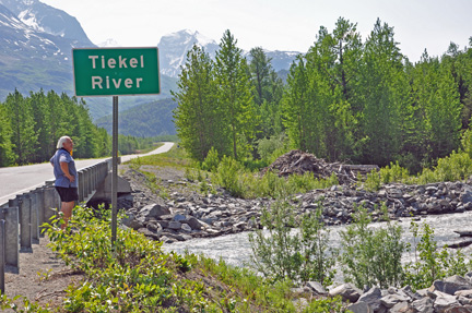 Lee Duquette at Tiekel River