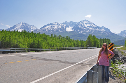 Karen Duquette at Tiekel River