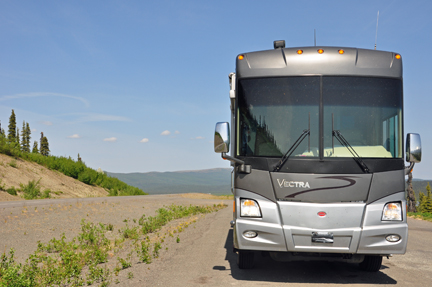 the motorhome of the two RV Gypsies