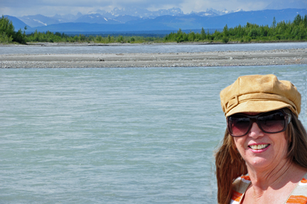 Talkeetna Beach & Karen Duquette