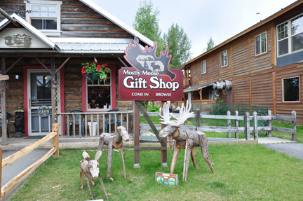 wooden moose
