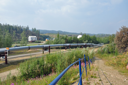 a view of the pipeline from the upper trail