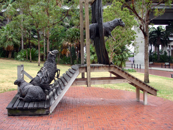 wildlife statues