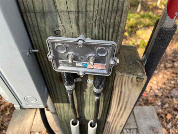 weird thing on campground site