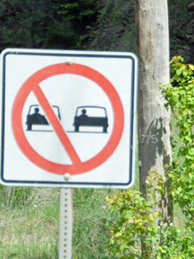sign - do not pass