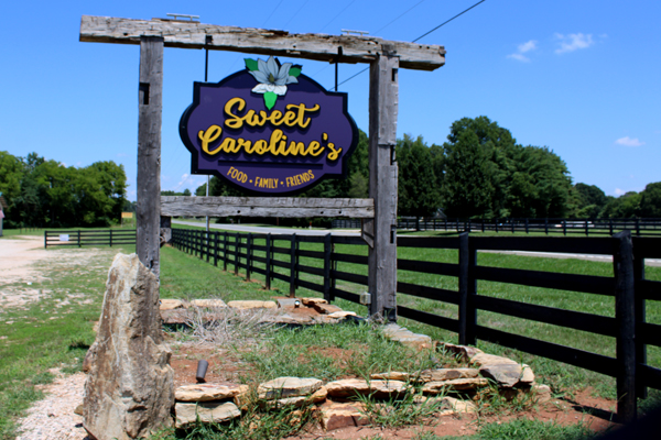Sweet Caroline's Restaurant sign